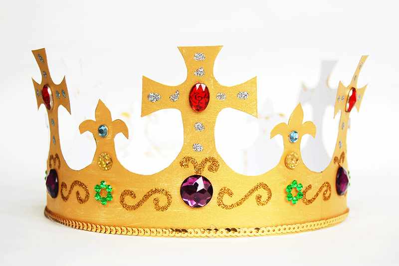 Royal Paper Crown Craft