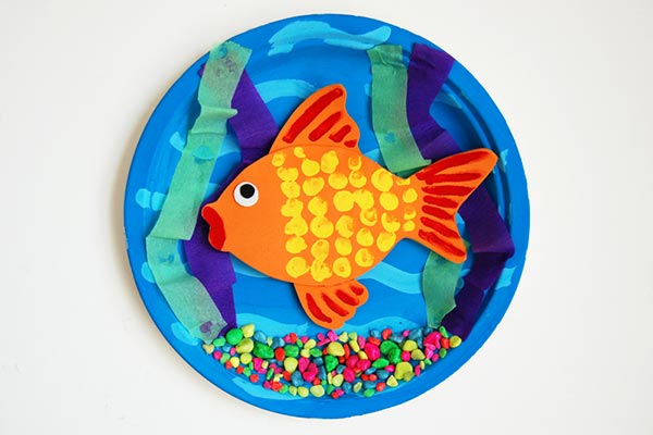 3D Goldfish Bowl craft