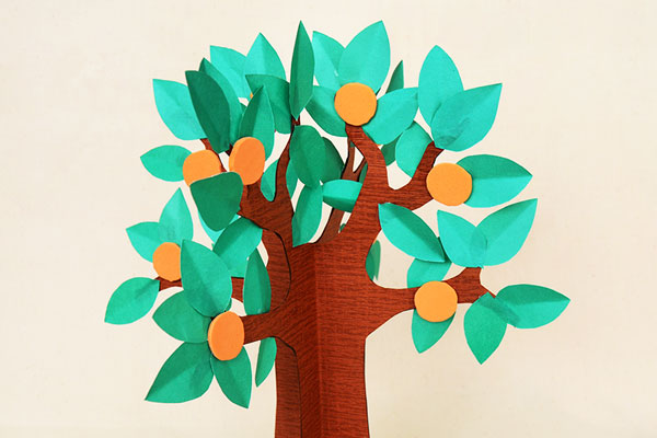 3D Paper Tree craft