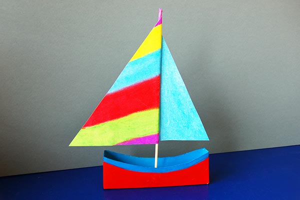 Box Sailboat craft