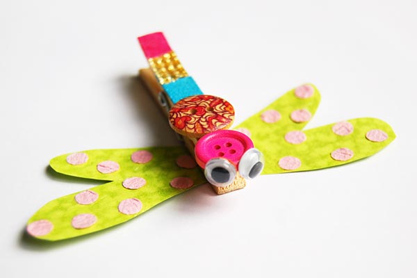 Clothespin Dragonfly