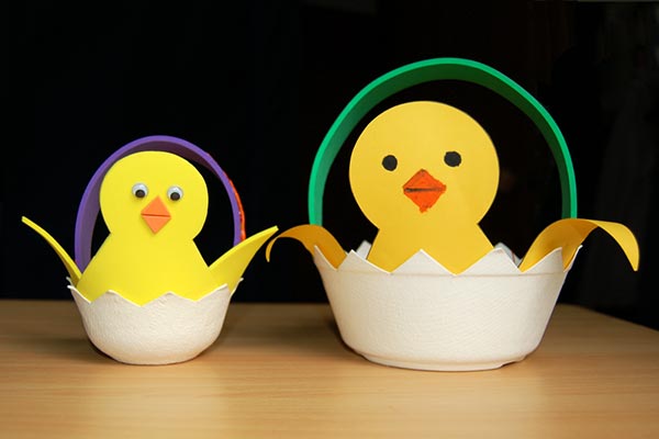 Easter Chick Basket