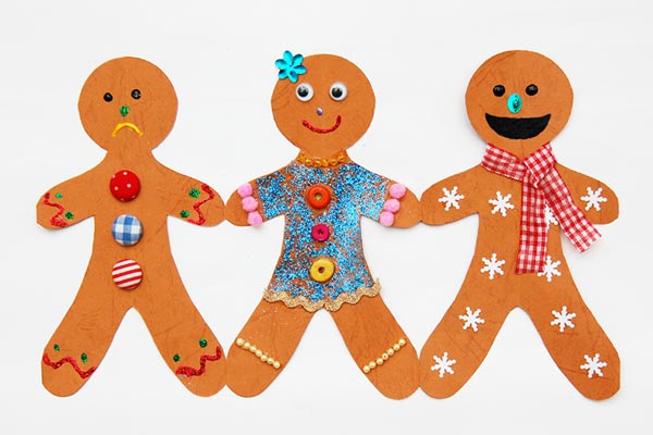 Gingerbread Man Paper Chain