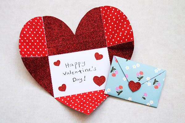 Heart Card and Envelope craft