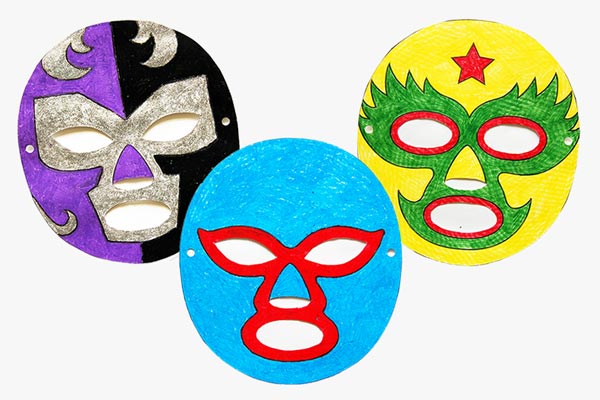 Luchador Paper Mask craft