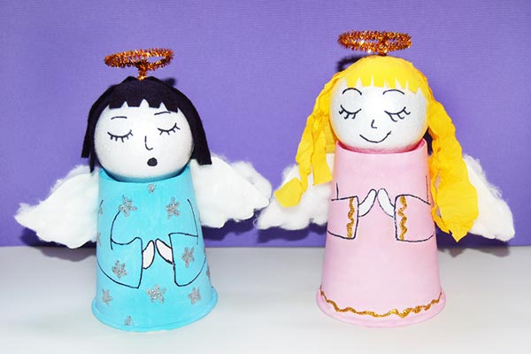 Paper Cup Angel craft
