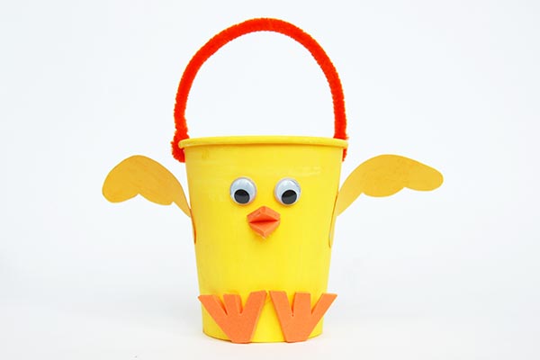Paper Cup Chick Basket