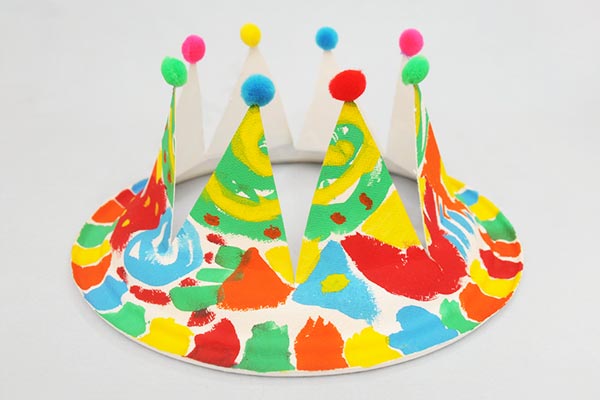 Paper Plate Crown craft