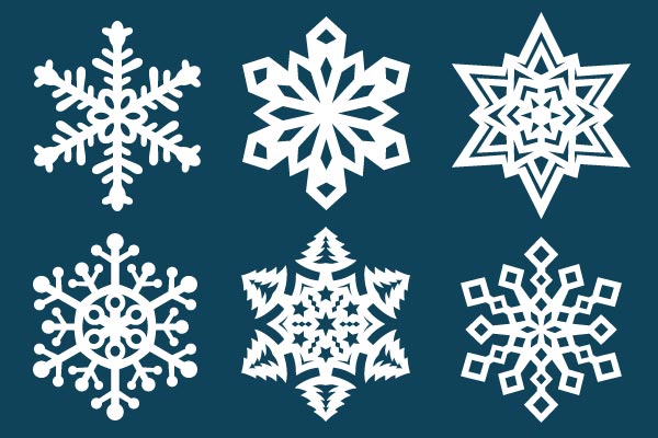 Paper Snowflake (6 sides) craft