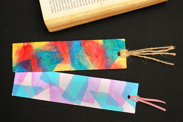Stained Glass Bookmarks craft
