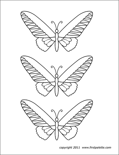 Printable Butterflies Set 3