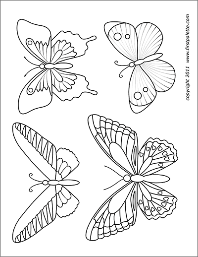 Printable Butterflies Set 5