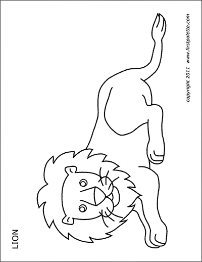 Printable Lion