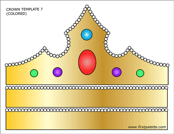Printable crown template 7