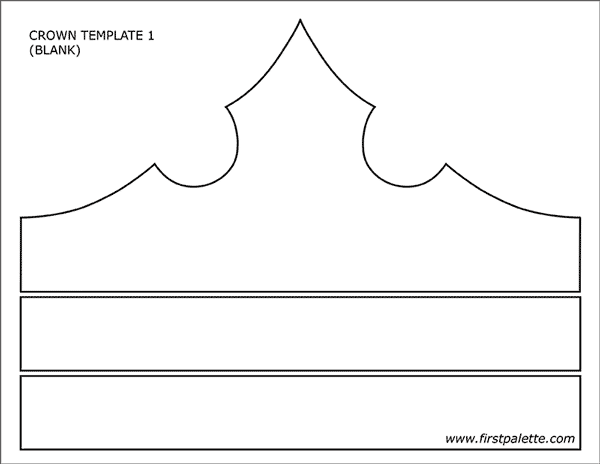 Printable crown template 1