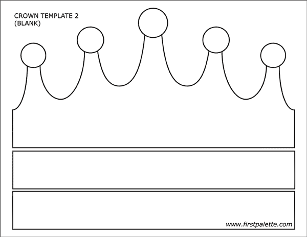 Printable crown template 2