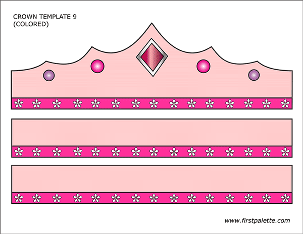 Printable crown template 9