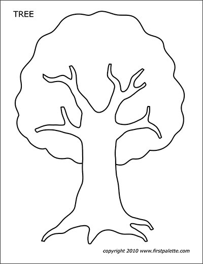 Printable Tree Template 1