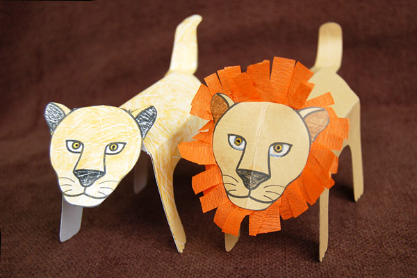 MORE IDEAS - Create a pride of lions.