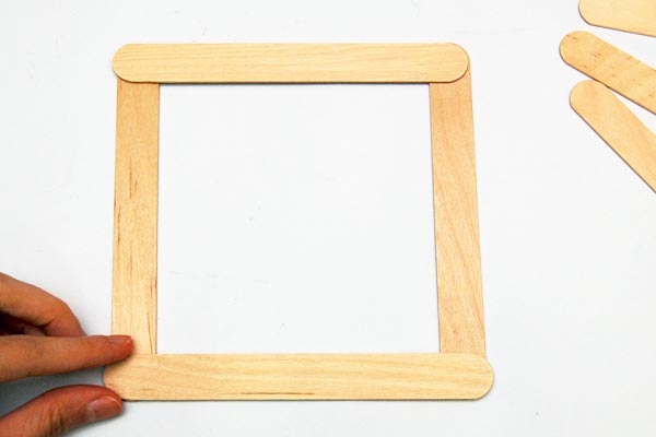 Step 1a Craft Stick Photo Frame