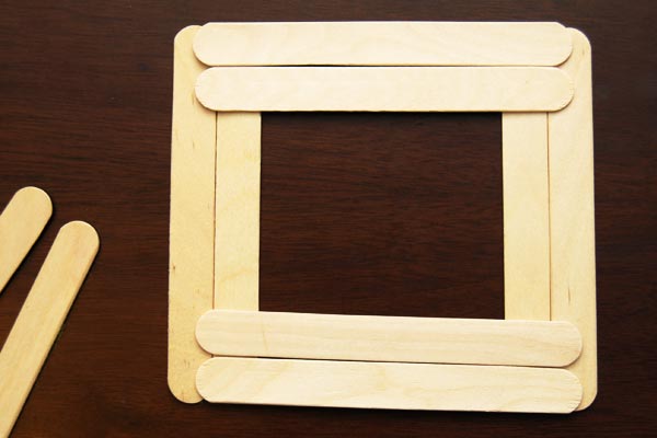 Step 1b Craft Stick Photo Frame