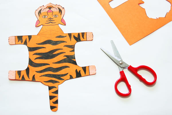 Step 2 Folding Paper Zoo Animals