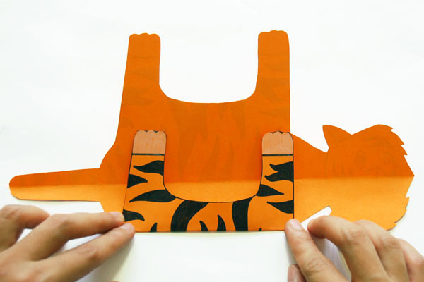 Step 4 Folding Paper Zoo Animals