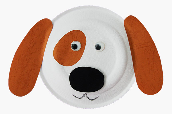 MORE IDEAS - Paper Plate Puppy