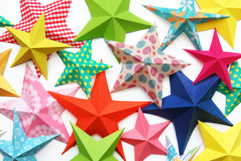 3D Star Templates | Free Printable Templates & Coloring Pages
