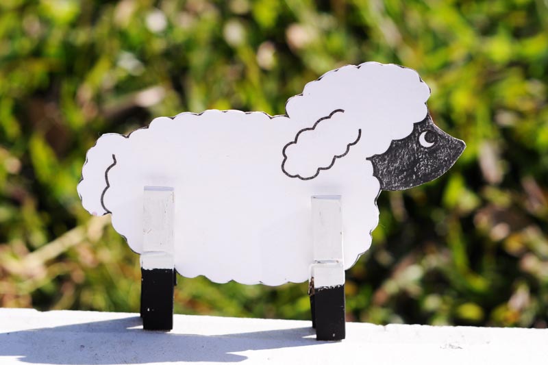 Clothespin Farm Animals - Sheep