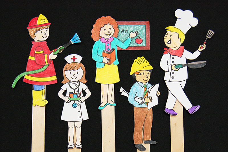 community-helper-stick-puppets-kids-crafts-fun-craft-ideas-firstpalette