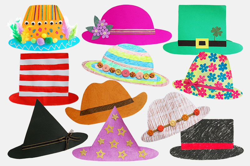 Paper Hat Templates Free Printable Templates Coloring Pages