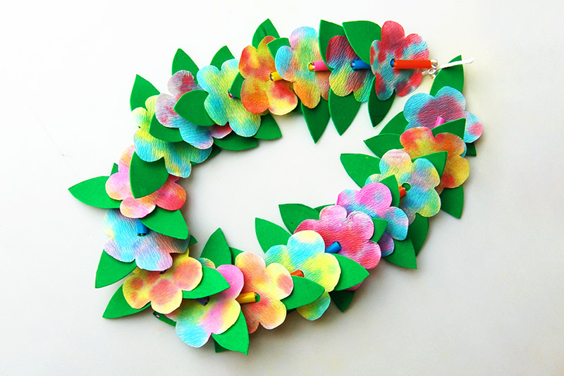 flower lei templates free printable templates coloring pages ...