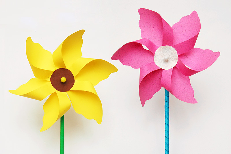 Flower Pinwheel Template | Free Printable Templates & Coloring Pages