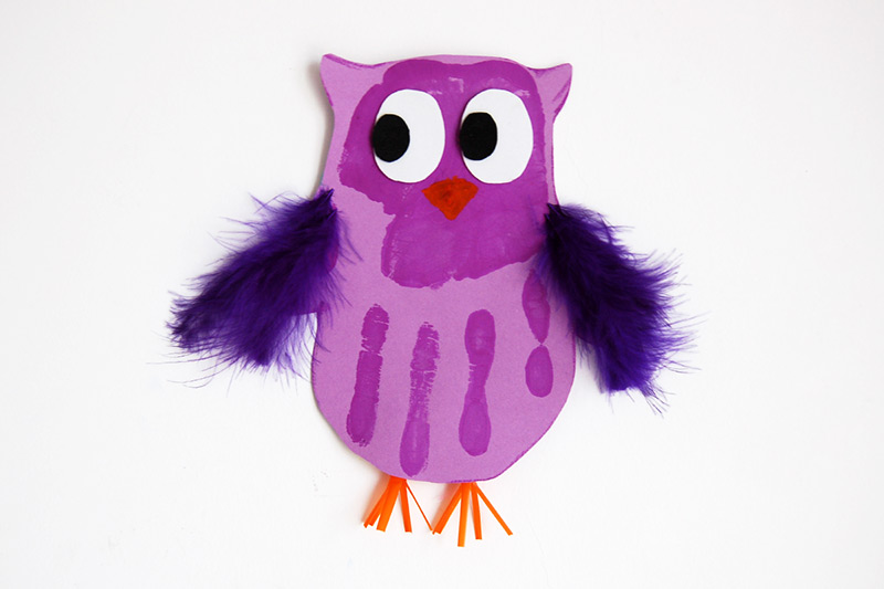 Handprint Birds | Kids' Crafts | Fun Craft Ideas | FirstPalette.com