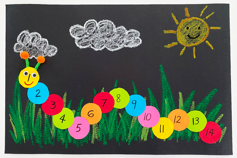 number-caterpillar-kids-crafts-fun-craft-ideas-firstpalette