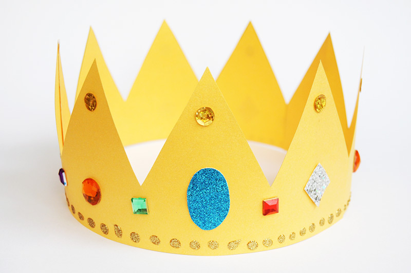 How To Make Easy Mini Paper Crown For Kids / Nursery Craft Ideas