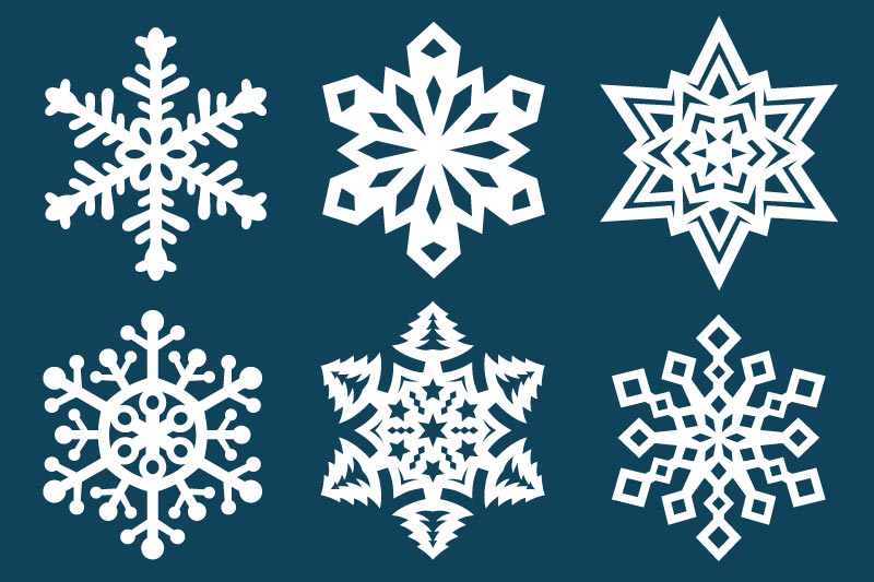 holly-leaves-paper-snowflake-printable-template-origami-papercraft