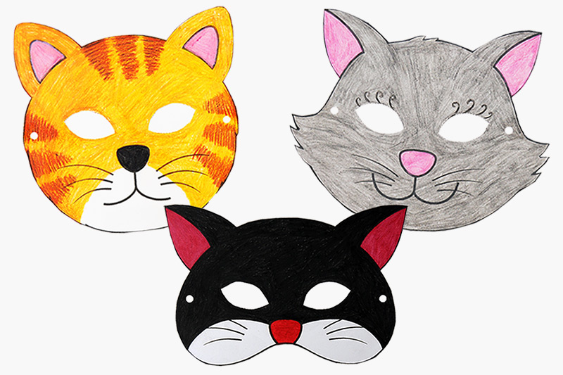 Download Cat Masks | Free Printable Templates & Coloring Pages ...