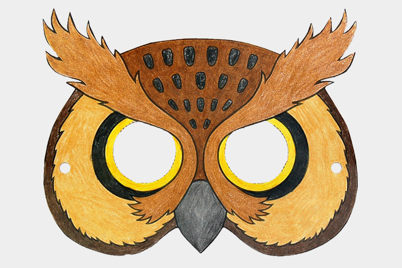 Owl Mask Free Printable Templates Coloring Pages FirstPalette