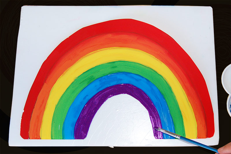 Rainbow | Free Printable Templates & Coloring Pages | FirstPalette.com