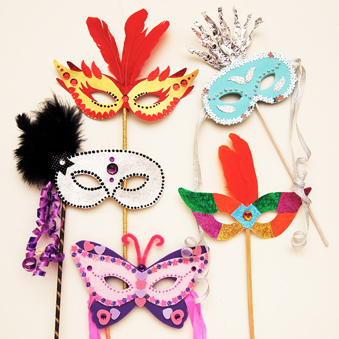 Masquerade Mask | Kids' Crafts | Fun Craft Ideas | FirstPalette.com