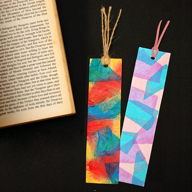 Stained Glass Bookmarks, Kids' Crafts, Fun Craft Ideas