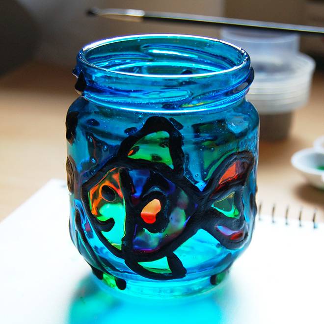 Small Glass Jars for Art Projects
