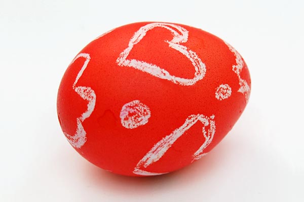 Crayon Resist Eggs craft