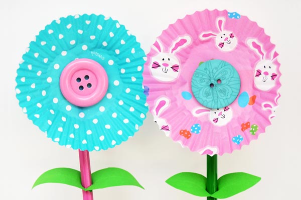 Button Crafts - Button Cupcakes - Fun Crafts Kids
