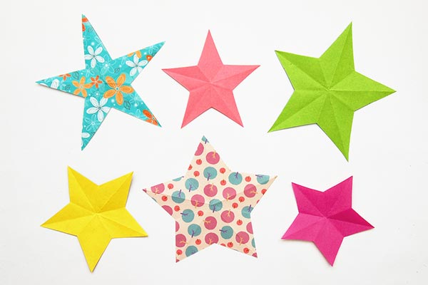 Different Size Star Templates
