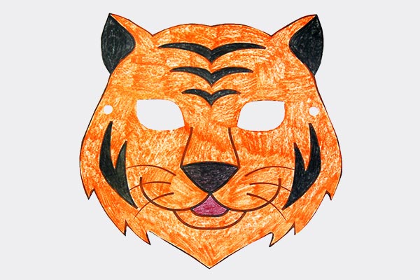 Jungle Animal Masks Pattern