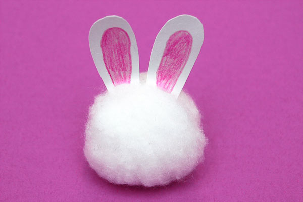 Dollops of Diane: Cute Bunny Craft with Cotton Balls!