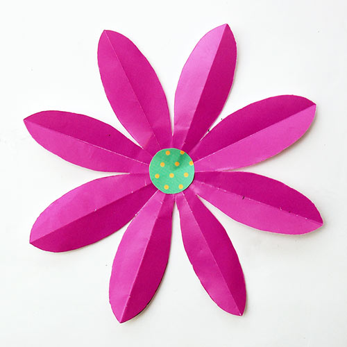 Folding Paper Flowers (8 Petals) | Kids' Crafts | Fun Craft Ideas